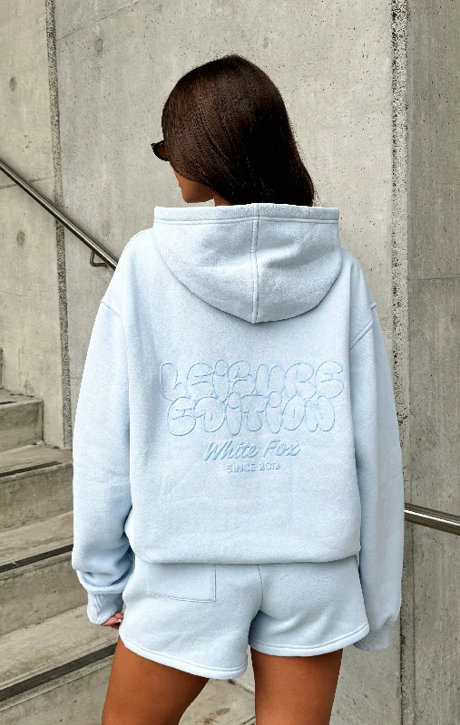 Exclusive Sale Leisure Edition Oversized Hoodie Baby Blue