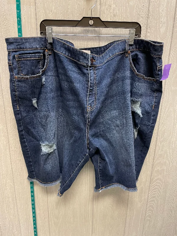 Blue Denim Shorts Lane Bryant, Size 26