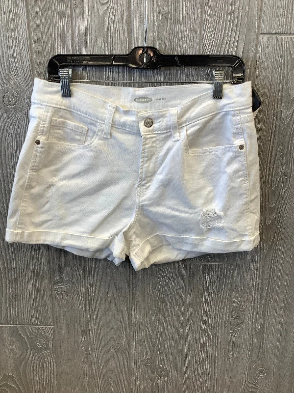 White Denim Shorts Old Navy, Size 8