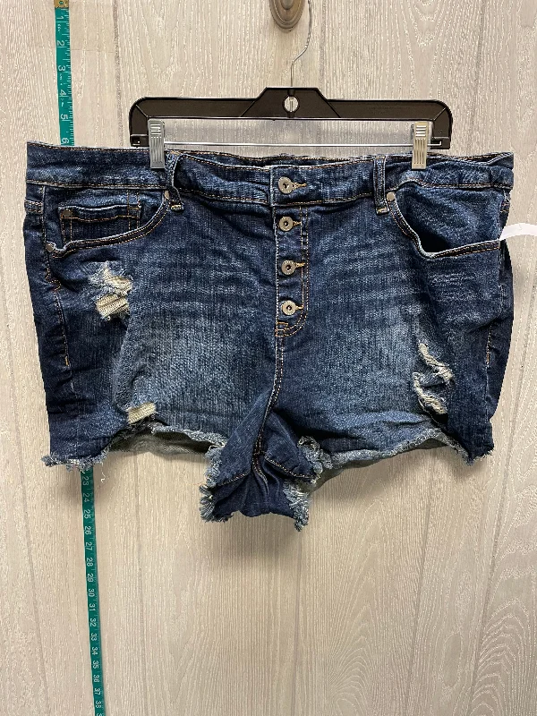 Blue Denim Shorts Torrid, Size 24