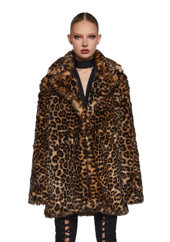 Elevate Your Wardrobe Hunt You Down Leopard Sherpa Jacket