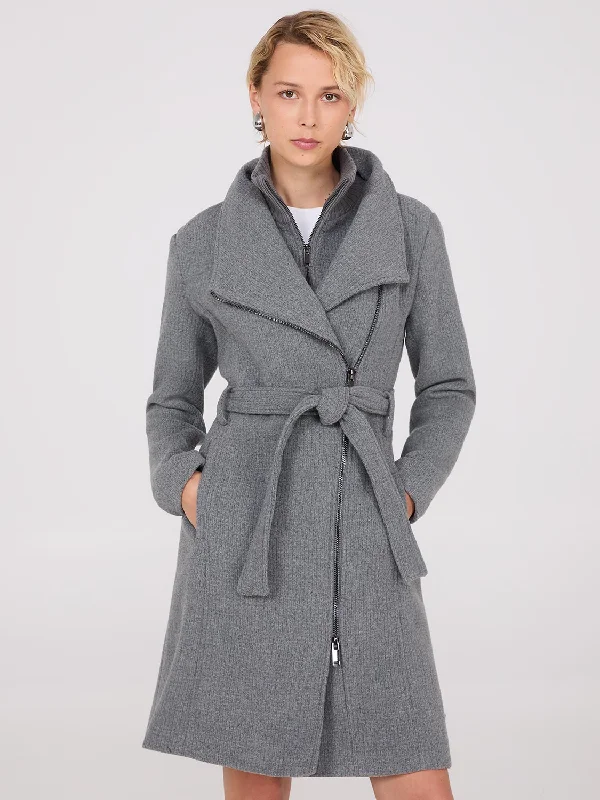 Hurry Before It's Gone Mid-Length Wrap Coat