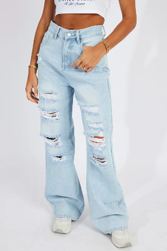 Artful Design Denim Wide Leg Jean High Rise