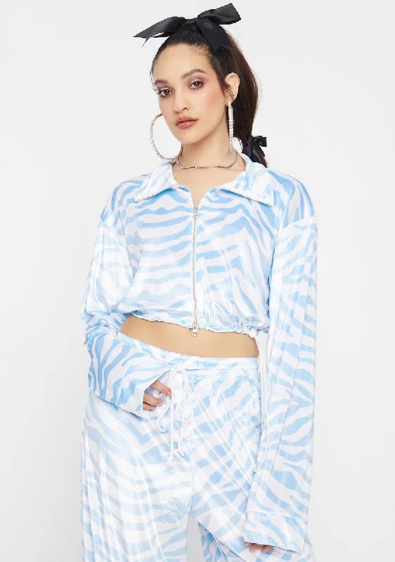 Final Sale Icy Zebra Perfect Places Sweater