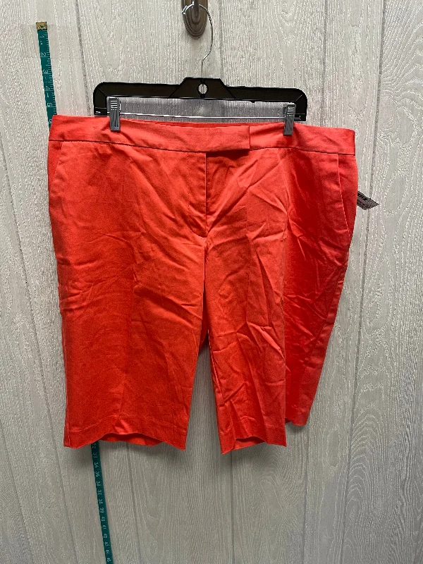 Orange Shorts Jones New York, Size 18