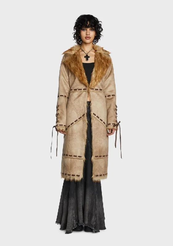 Discover Promotions Between Two Pines Faux Fur Coat