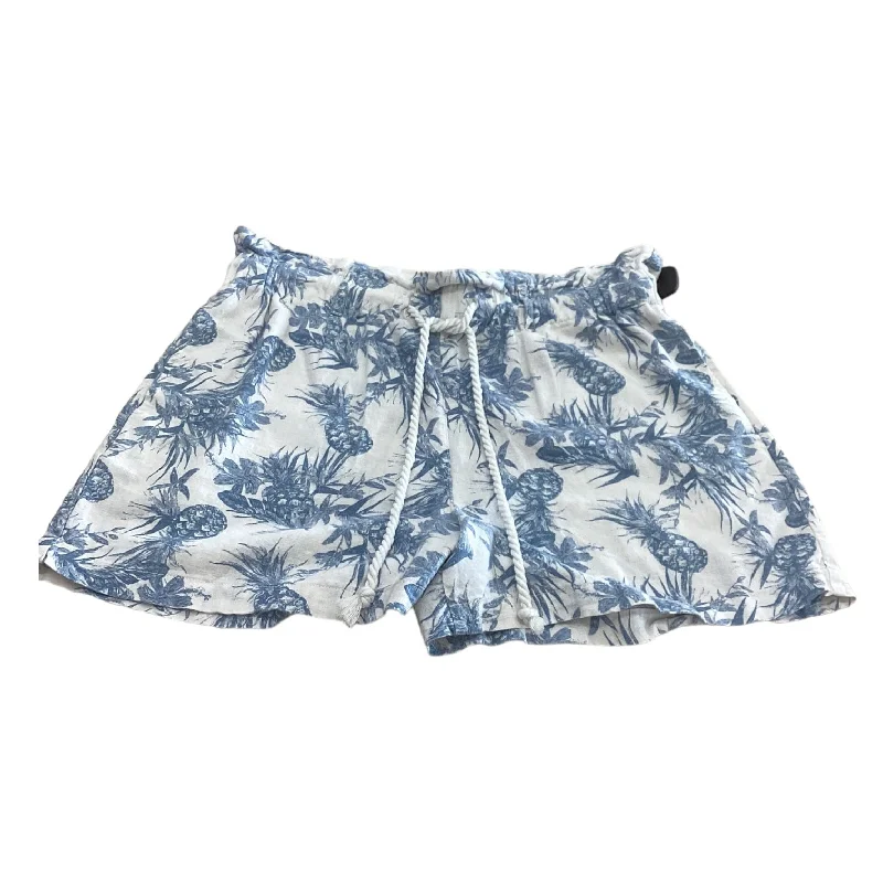 Blue & White Shorts Ana, Size 10