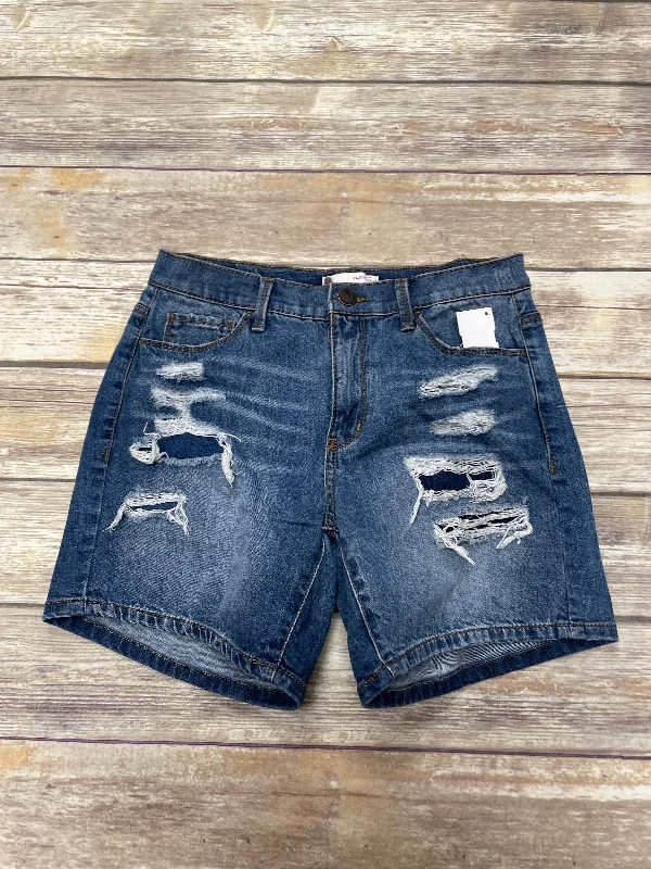 Blue Denim Shorts So, Size 8