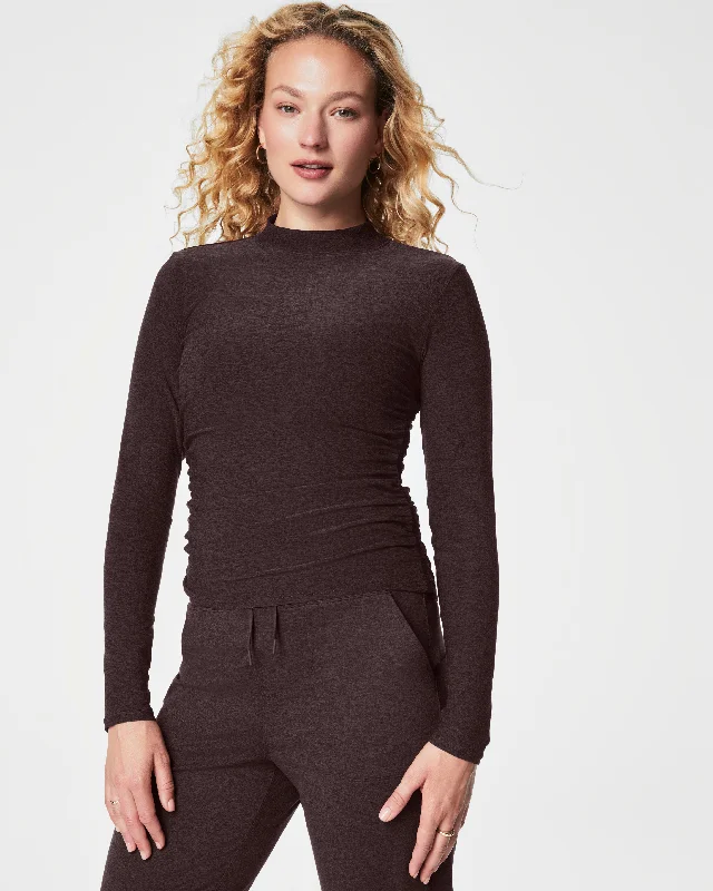 Wardrobe Upgrade SPANX® SoftStretch Long Sleeve Mockneck Top