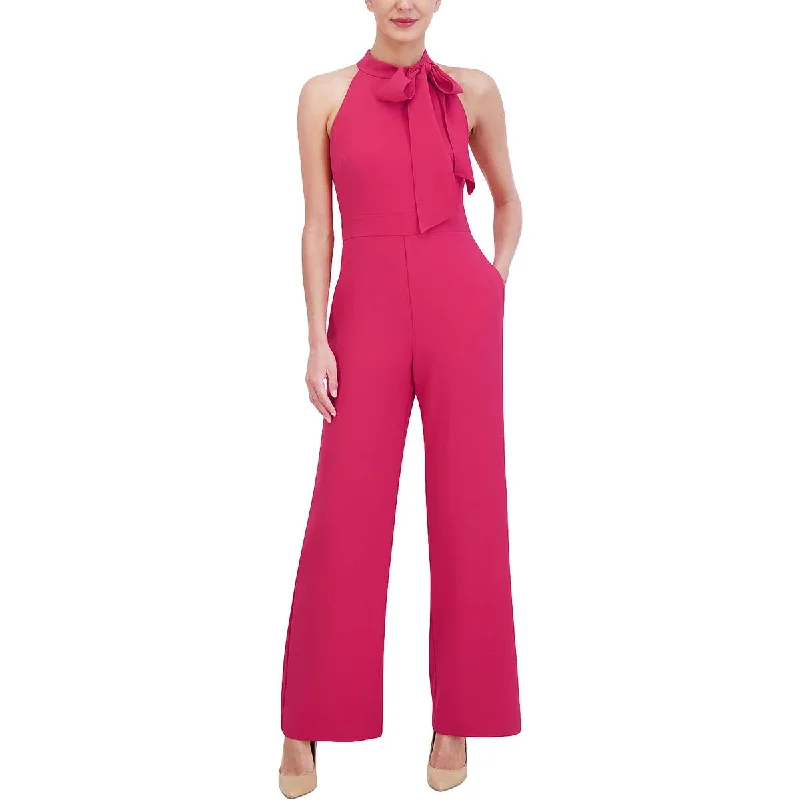 Hot Styles Womens Halter Wide Leg Jumpsuit