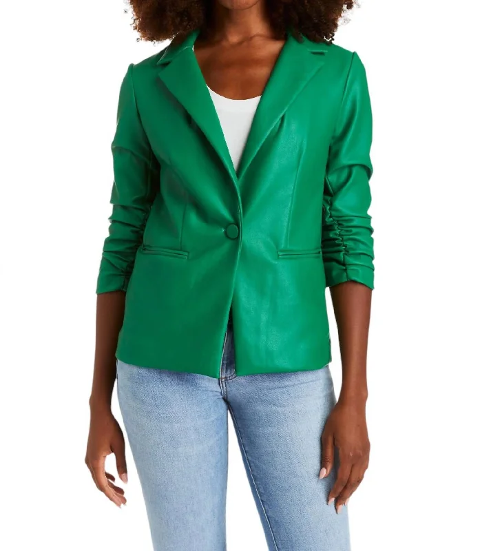 Explore What's New Serena Blazer In Kelly Green