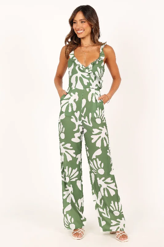 Modern Romance Payton Jumpsuit - Khaki