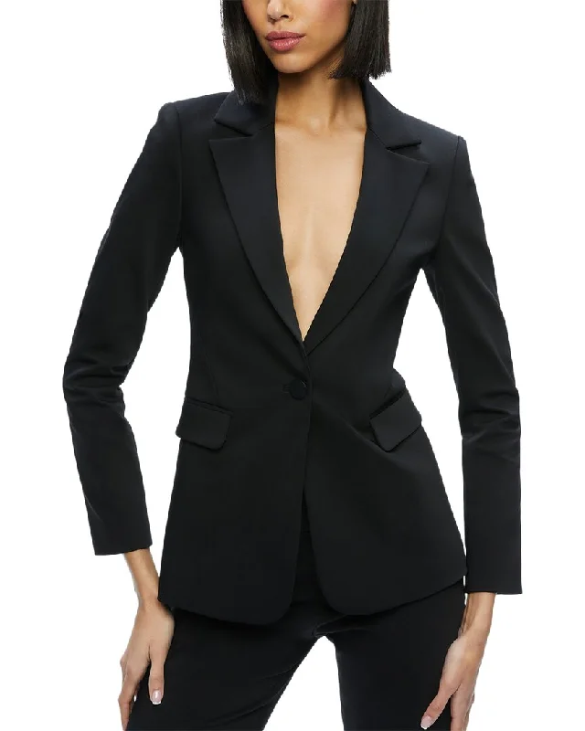 Durable Fashion Picks alice + olivia Macey Fitted Blazer