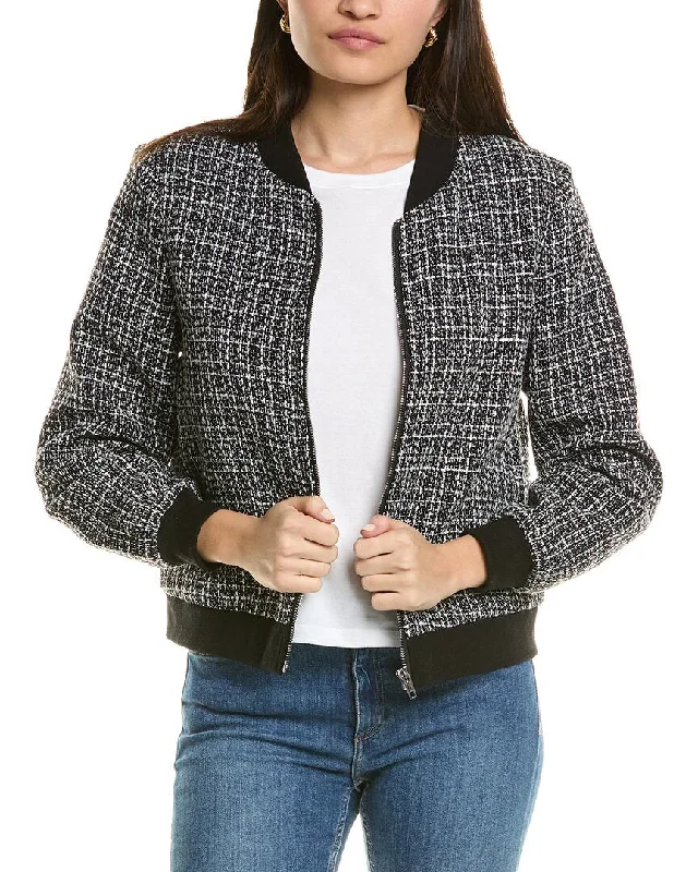 Trend Alert Pascale La Mode Zip Tweed Jacket