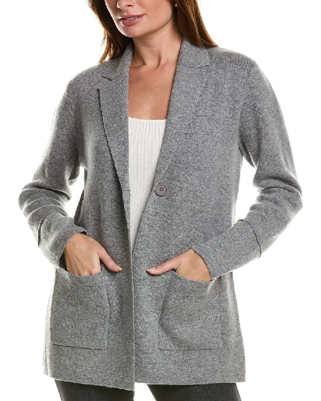 Limited Stock, Big Sale Forte Cashmere Double Knit Wool & Cashmere-Blend Blazer