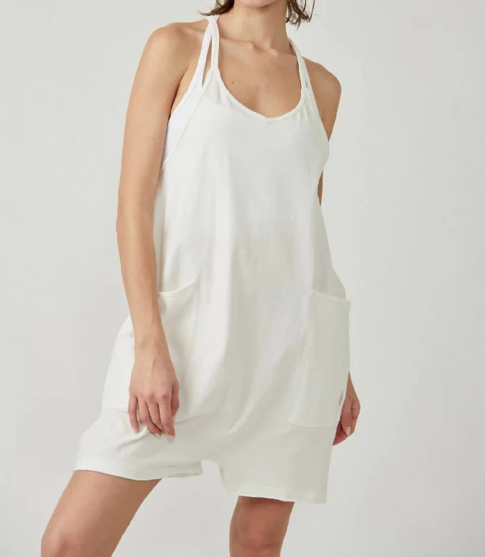 Special Occasion Wear Hot Shot Romper In White