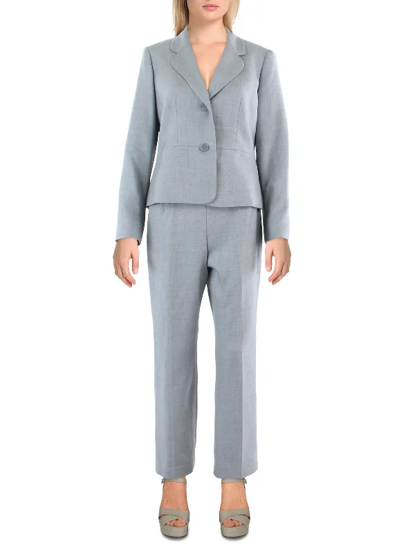 Today Only Petites Womens Woven 2PC Pant Suit