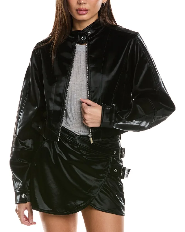 Style Redefined WeWoreWhat Cropped Moto Jacket