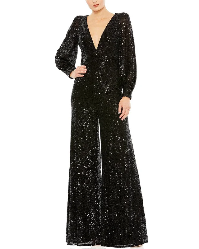 Sophisticated Outfits Mac Duggal Sequin Jumpsuit