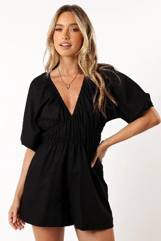 Fashionista Favorites Kaia Romper - Black