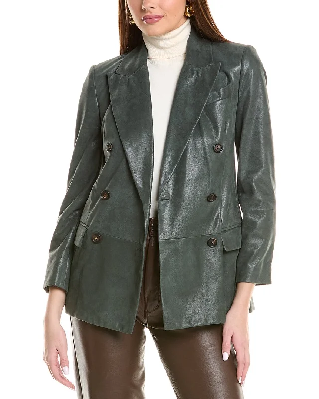 Classic Timeless Elegant Style Brunello Cucinelli Suede Blazer