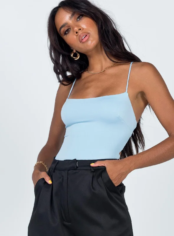 Style Beyond Borders Karlah Bodysuit Blue