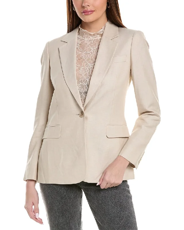 Chic Outfits Reiss Shae Linen-Blend Blazer