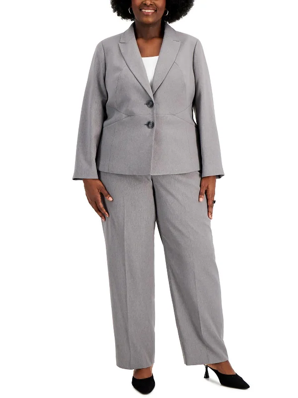 Final Clearance Plus Womens 2PC Polyester Pant Suit