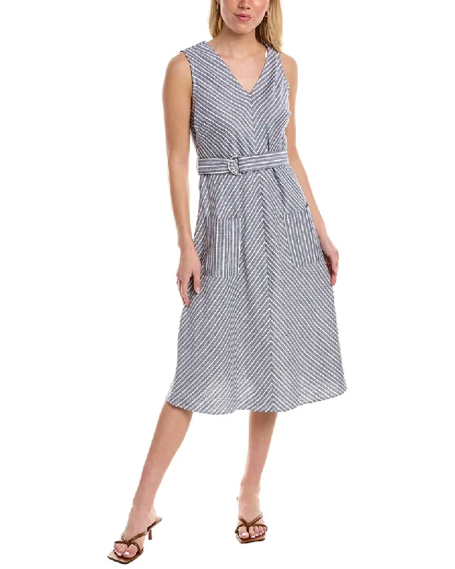 Wardrobe Refresh Nanette Nanette Lepore Nina Linen-Blend Midi Dress