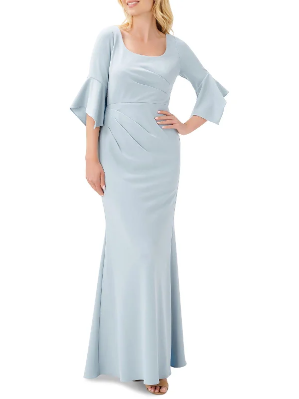 Huge Markdowns Womens Crepe Maxi Evening Dress