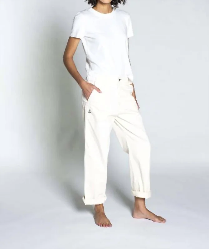 Trend Forward Threads Anchor Chino Pant In Cream