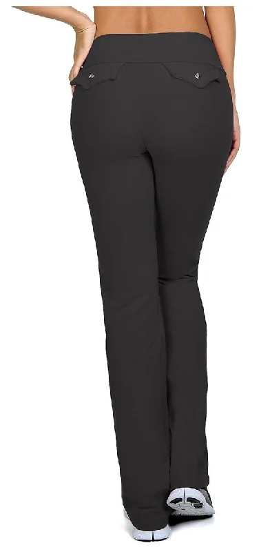 Effortless Style, Endless Impact Bia Brazil Activewear Faux Pocket Bootcut Pant PA526 Black