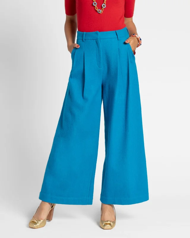 Flash Sale Bossy Pant Wool Turquoise