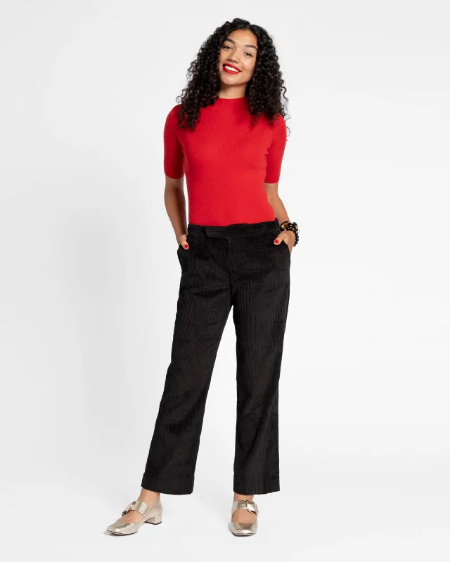 Quick Grab Deals Chloe Corduroy Pant Black