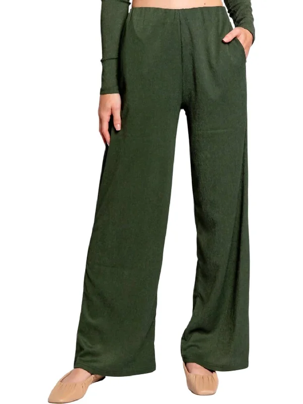 Seasonal Clearance Emmerson Wide Leg Pants In Green