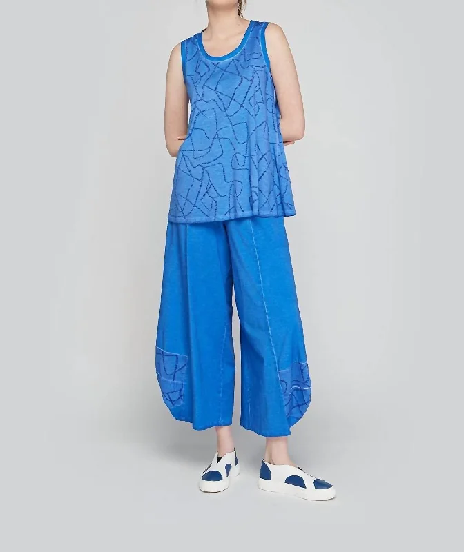 Style Breakthroughs Energy Knit Pant In Blue