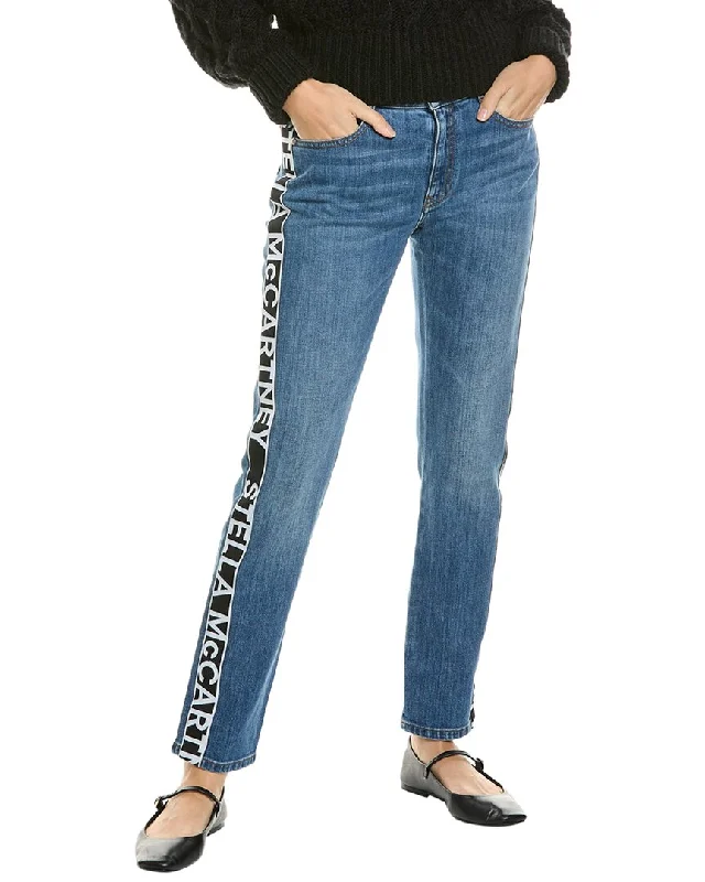 Season Offer Stella McCartney The Skinny Sky Blue Boyfriend Jean