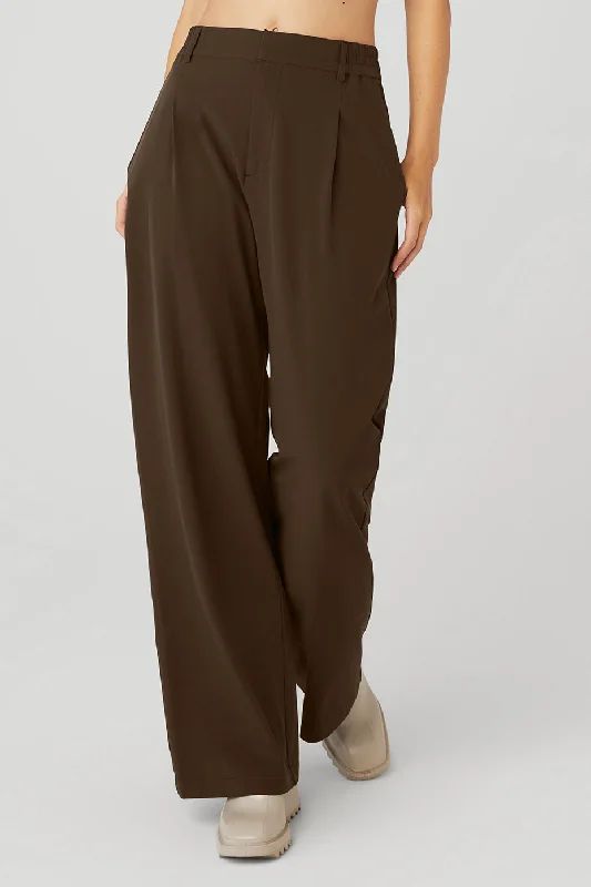 Anniversary Sale High-Waist Pursuit Trouser - Espresso