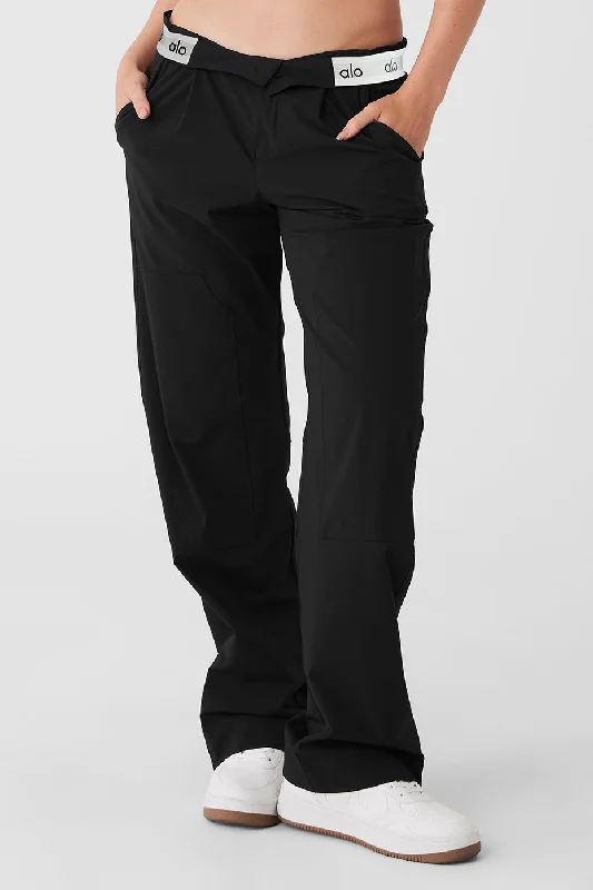 Essentials On Sale Flip It Trouser - Black