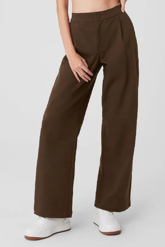 Chic Outfits Road Trip Trouser - Espresso