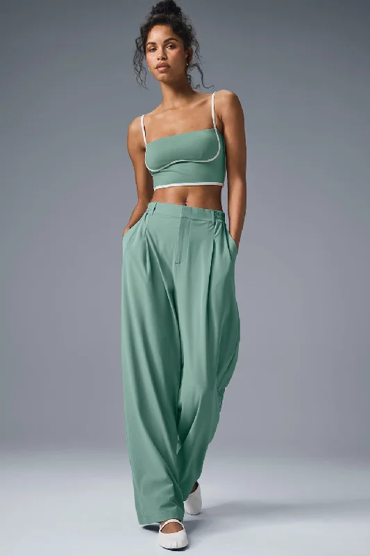 Daily Deals High-Waist Pursuit Trouser (Long) - Botanical Green