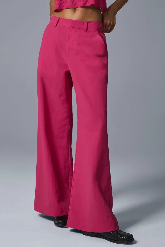 Limited Time Offers High-Waist Street Smart Trouser - Pink Summer Crush