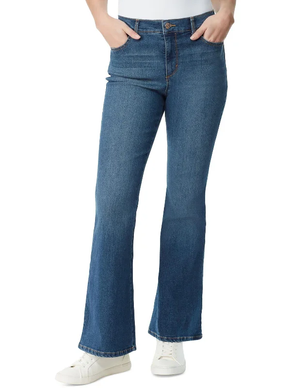 End Of Season Clearance Womens High Rise Medium Wash Bootcut Jeans